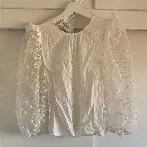 Zara Bishop Sleeve Blouse
